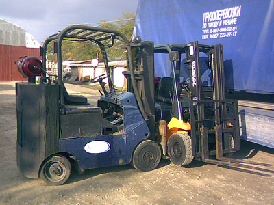 Газовый погрузчик CAT T80