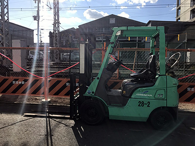 Вилочный погрузчик Mitsubishi FGE15T F34-02424