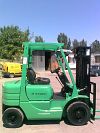 Дизельный погрузчик Mitsubishi FD20-F18B (2)